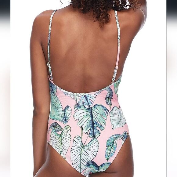 EIDON  Women's Standard Allie One Piece Tank Style Swimsuit size Small - Picture 3 of 5